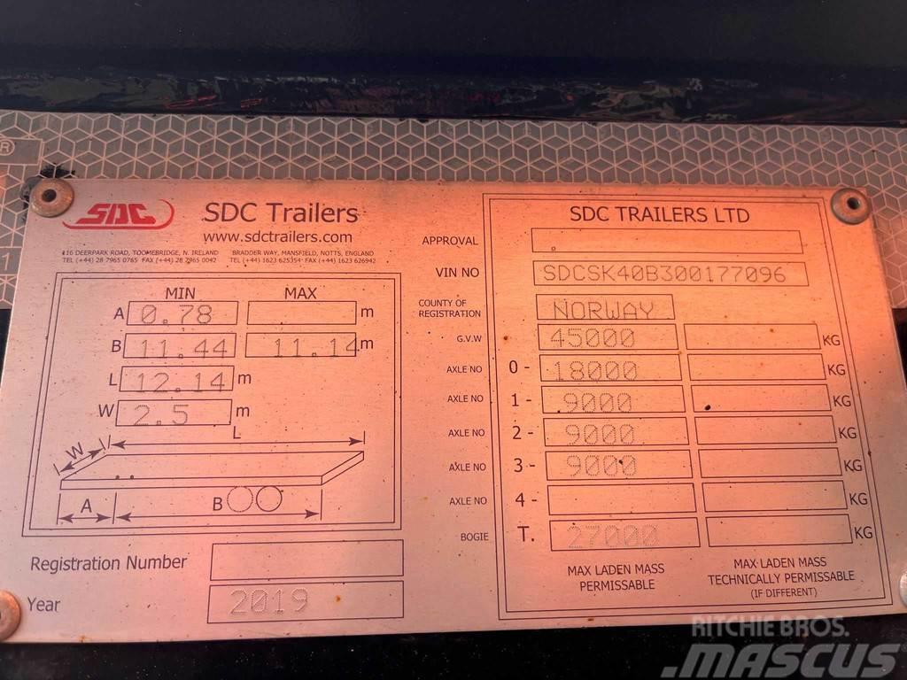 SDC TRAILERS Semitrailer Container semi-trailers