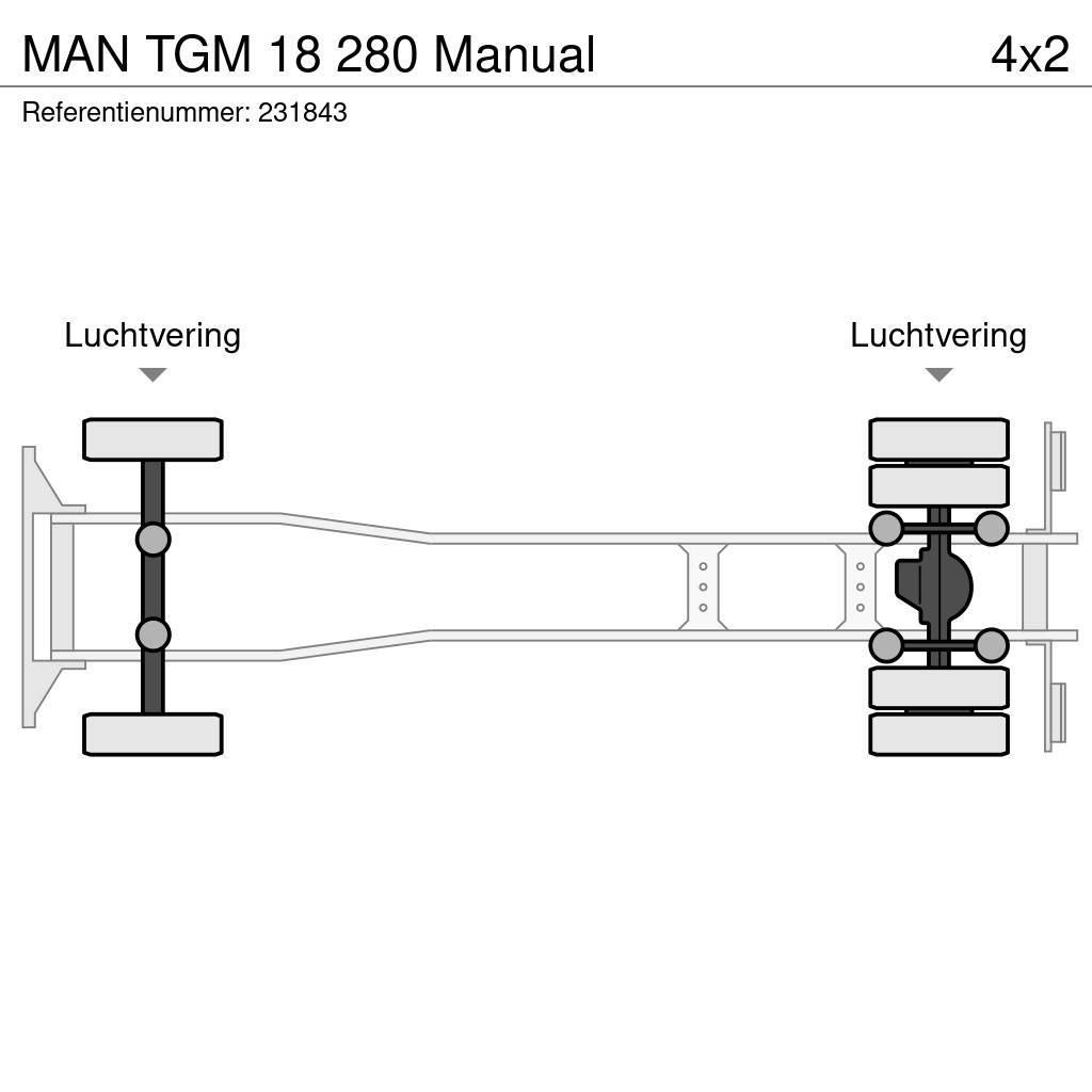 MAN TGM 18 280 Manual Demountable trucks