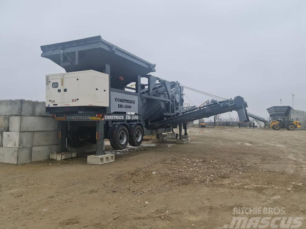 Constmach SW-1240 Mobile Screening And Washing Plant Screeners
