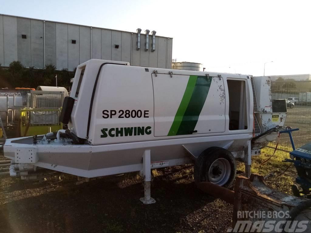 Schwing SP 2800 E Concrete pumps