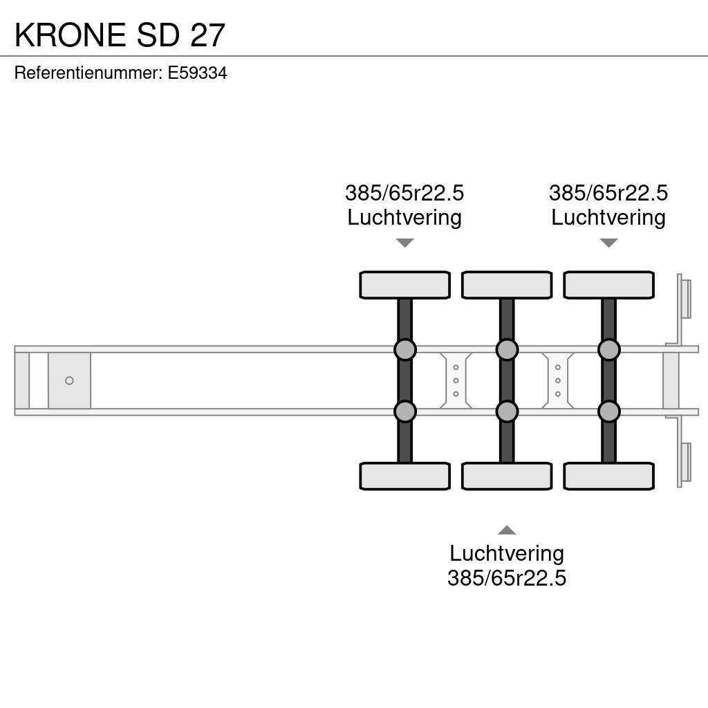Krone SD 27 Box semi-trailers
