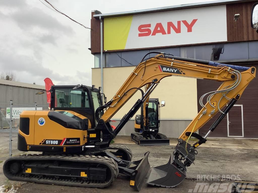 Sany SY80U Mini excavators  7t - 12t