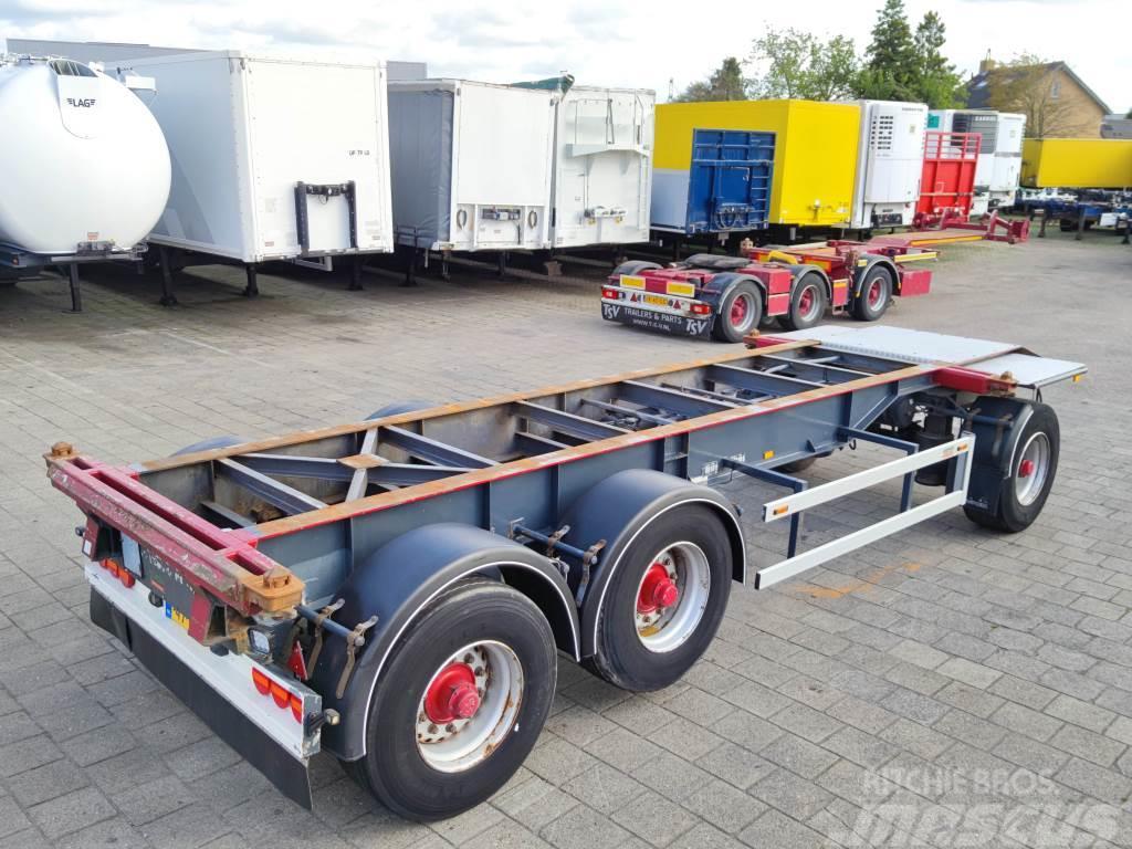  WUEST WU10-18CKA 3-Assen SAF - Trommelremmen - Sch Container semi-trailers