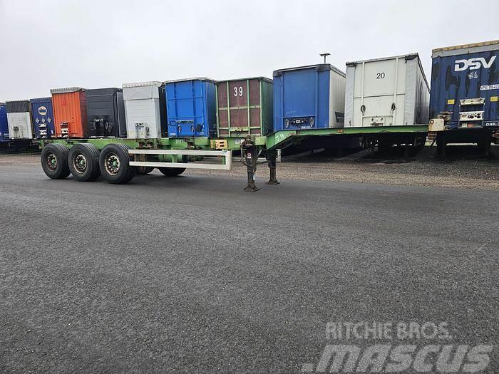 Renders RSCC 12-27cc | 3 AXLE CONTAINER CHASSIS | 40 FT 2X Container semi-trailers