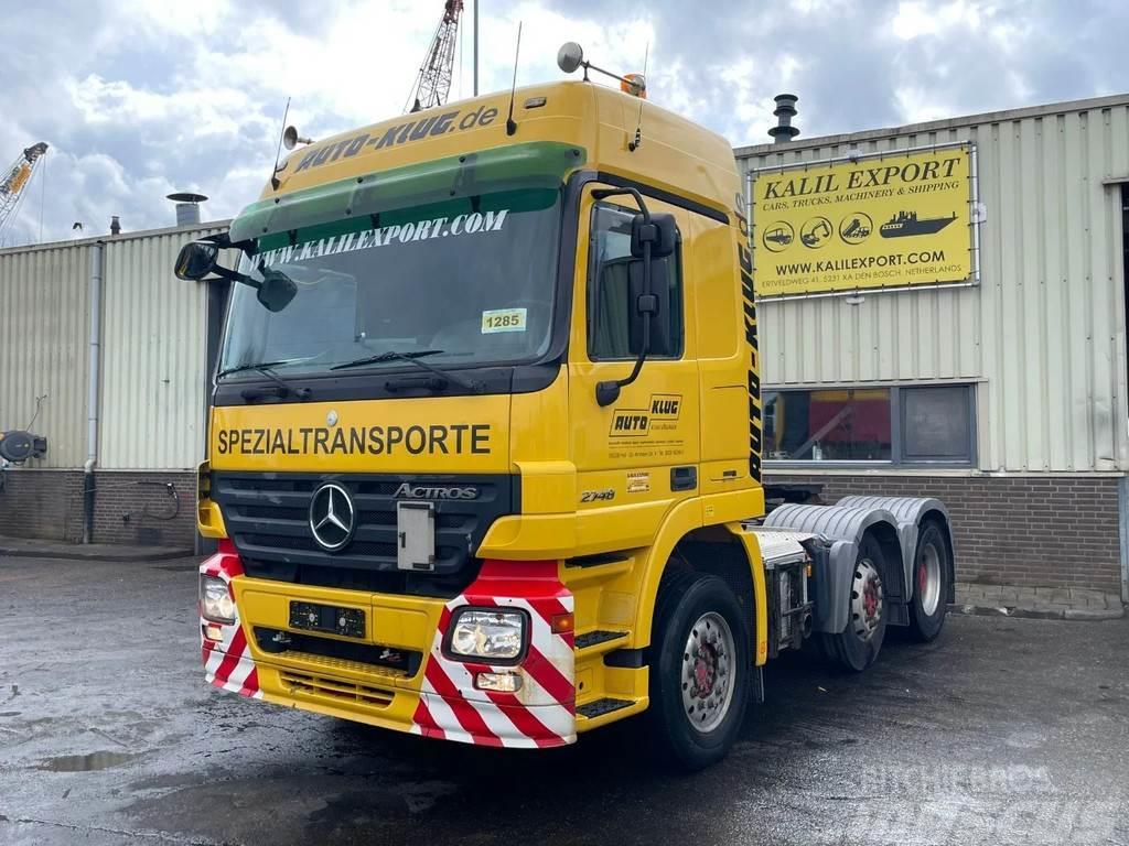 Mercedes-Benz Actros 2748 MP2 6x2 MP2 EPS V6 Big Axle Hydraulic Prime Movers