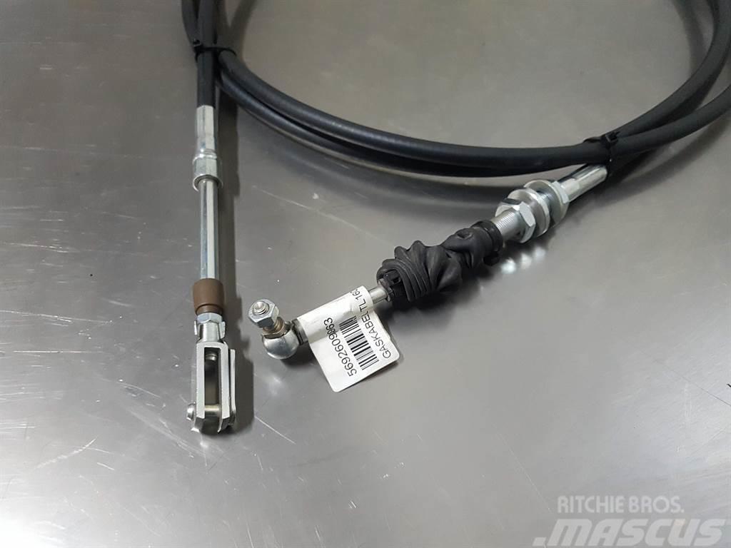 Terex TL160-5692609963-Throttle cable/Gaszug/Gaskabel Chassis and suspension
