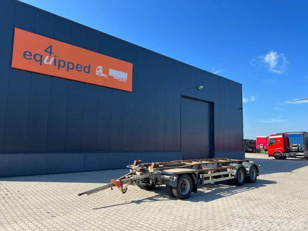Floor LUCHTGEVEERD, 3X BPW-AS, NL-AANHANGER Container trailers
