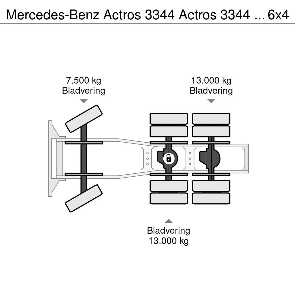 Mercedes-Benz Actros 3344 Actros 3344 Kipphydraulik 6x4 33Ton Prime Movers