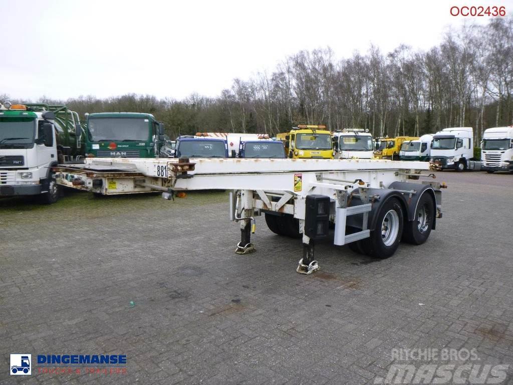 Robuste Kaiser 2-axle container chassis 20 ft. + tipping Tipper semi-trailers