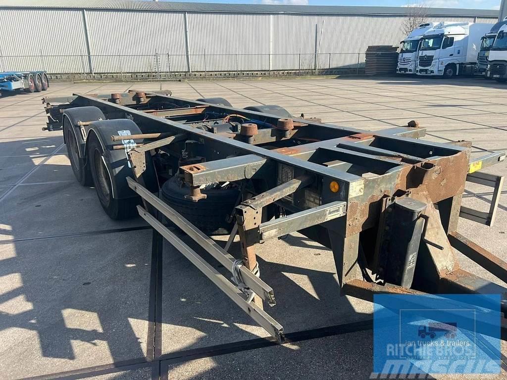 Lecitrailer 2-AXLE BPW BDF CHASSIS 2005 Container trailers