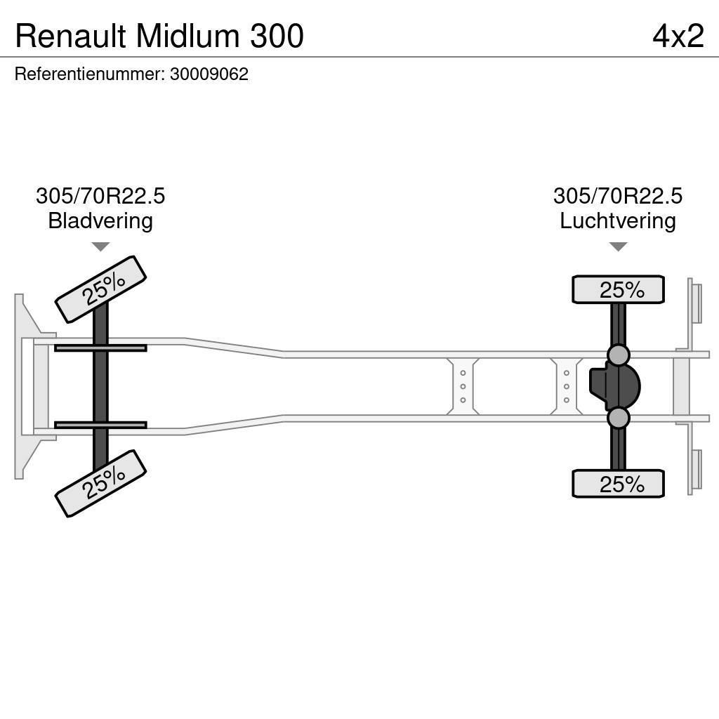 Renault Midlum 300 Curtain sider trucks