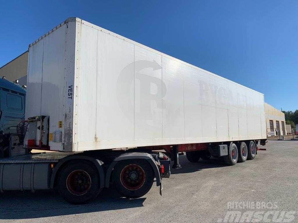 Kel-Berg 3-axle+LIFT Box semi-trailers