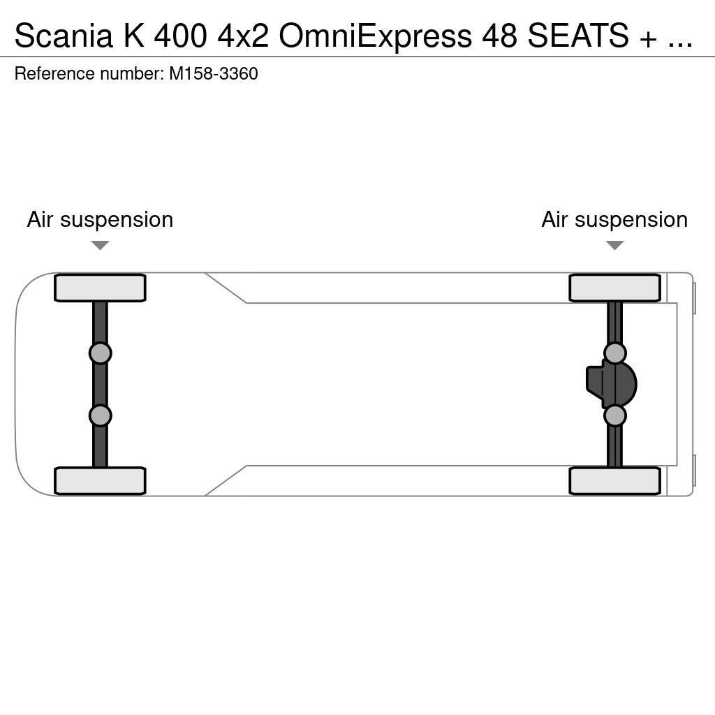 Scania K 400 4x2 OmniExpress 48 SEATS + 9 STANDING / EURO Intercity bus