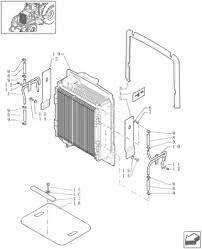 New Holland - Furtun radiator - 84329358 Radiators