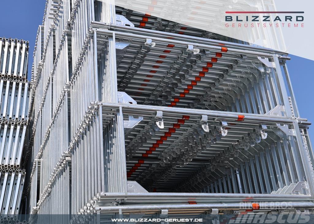 Blizzard Gerüstsysteme *NEUES* 34 m² Stahlgerüst mit Aluböd Scaffolding equipment