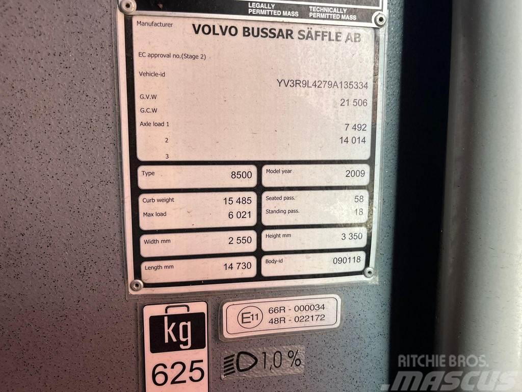 Volvo B12M 8500 6x2 58 SATS / 18 STANDING / EURO 5 City bus