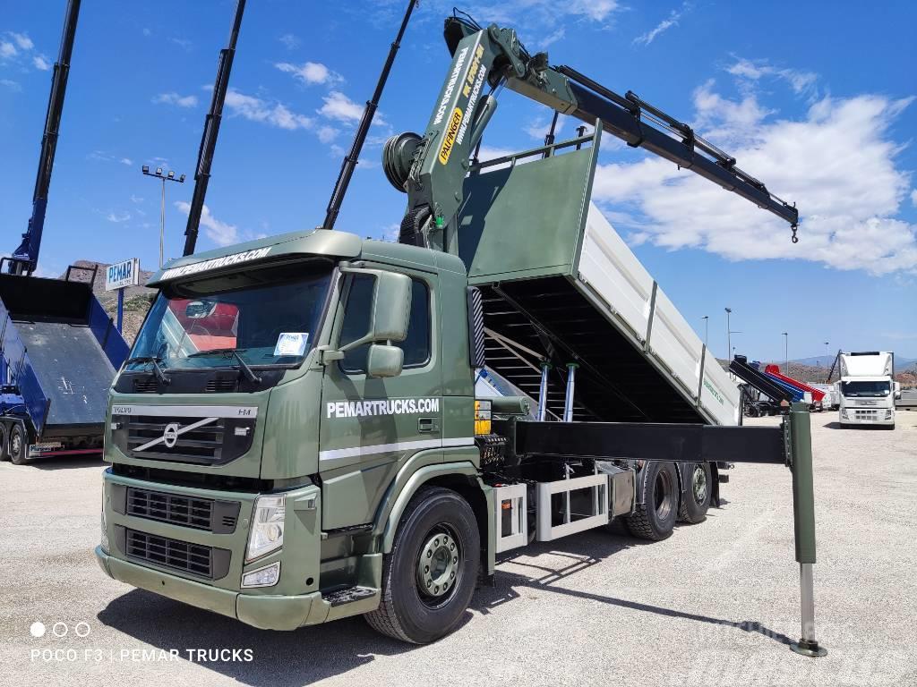 Volvo FM 410 6X2 GRUA PALFINGER PK 27001 - 5 BASCULANTE Truck mounted cranes