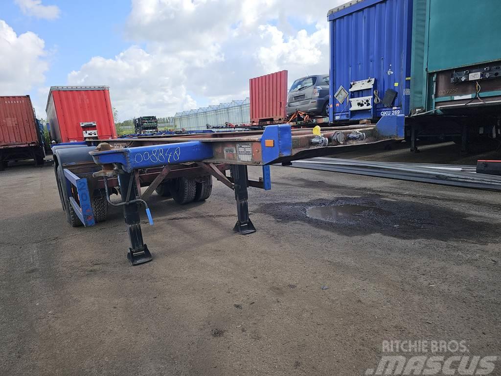 Köhler Elmshorn 20 ft container chassis  steel springs do Container semi-trailers