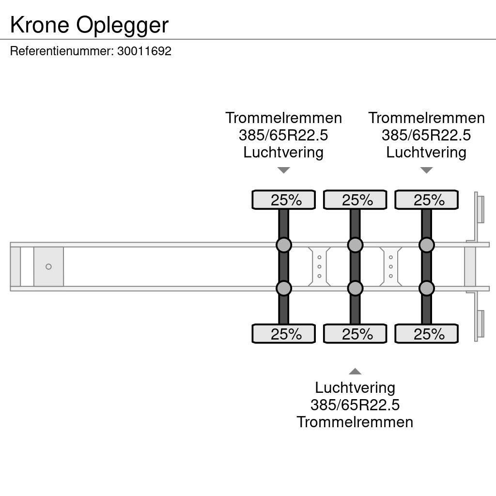 Krone Oplegger Curtain sider semi-trailers