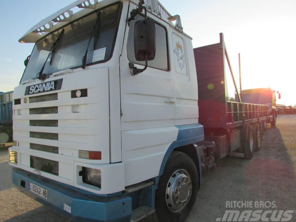 Scania 143 420 6X2 BASCULANTE Curtain sider trucks