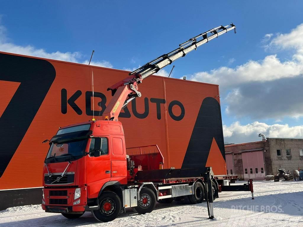 Volvo FH 420 8x2*6 PK 72002 / PLATFORM L=7548 mm Truck mounted cranes