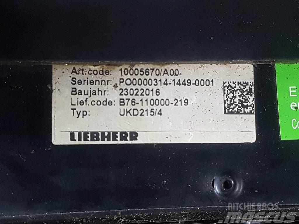 Liebherr A934C-10005670-UKD215/4-Airco condenser/Koeler Chassis and suspension