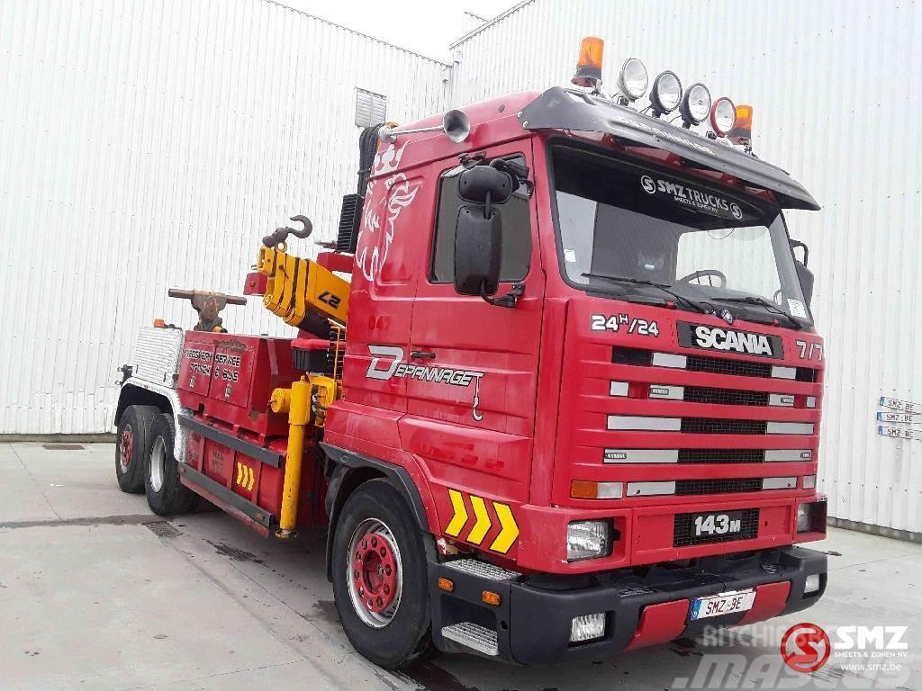 Scania 143 M Truck mounted cranes
