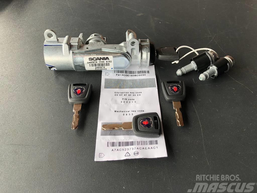 Scania KEY + LOCKER COMPLETE SET 2481874,2481873,1421785 Cabins and interior