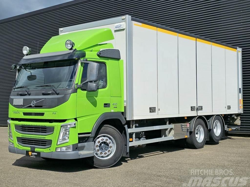 Volvo FM 410 6x2 / SIDE DOORS / LIFT / ISOLATED Box trucks