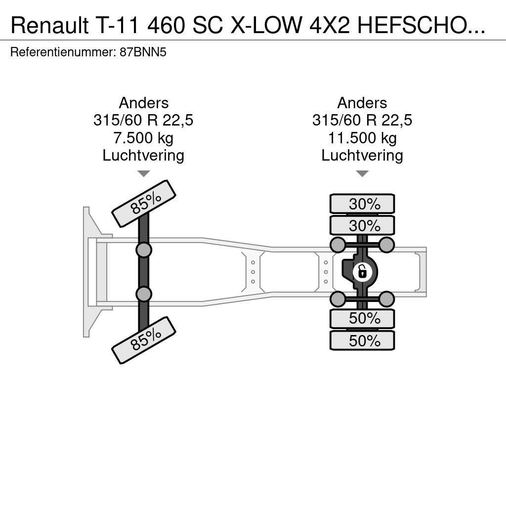 Renault T-11 460 SC X-LOW 4X2 HEFSCHOTEL EN HYDRAULIEK Prime Movers