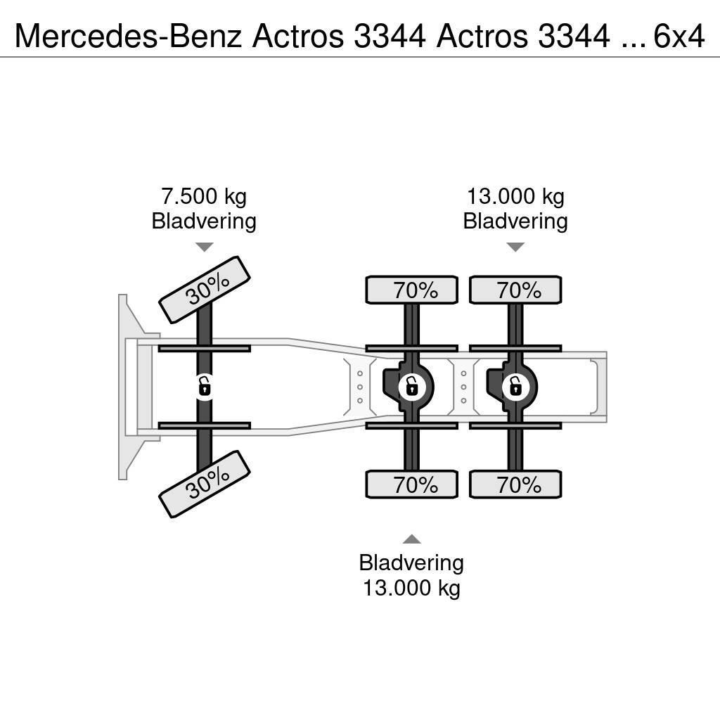 Mercedes-Benz Actros 3344 Actros 3344 Kipphydraulik 6x4 33Ton Prime Movers