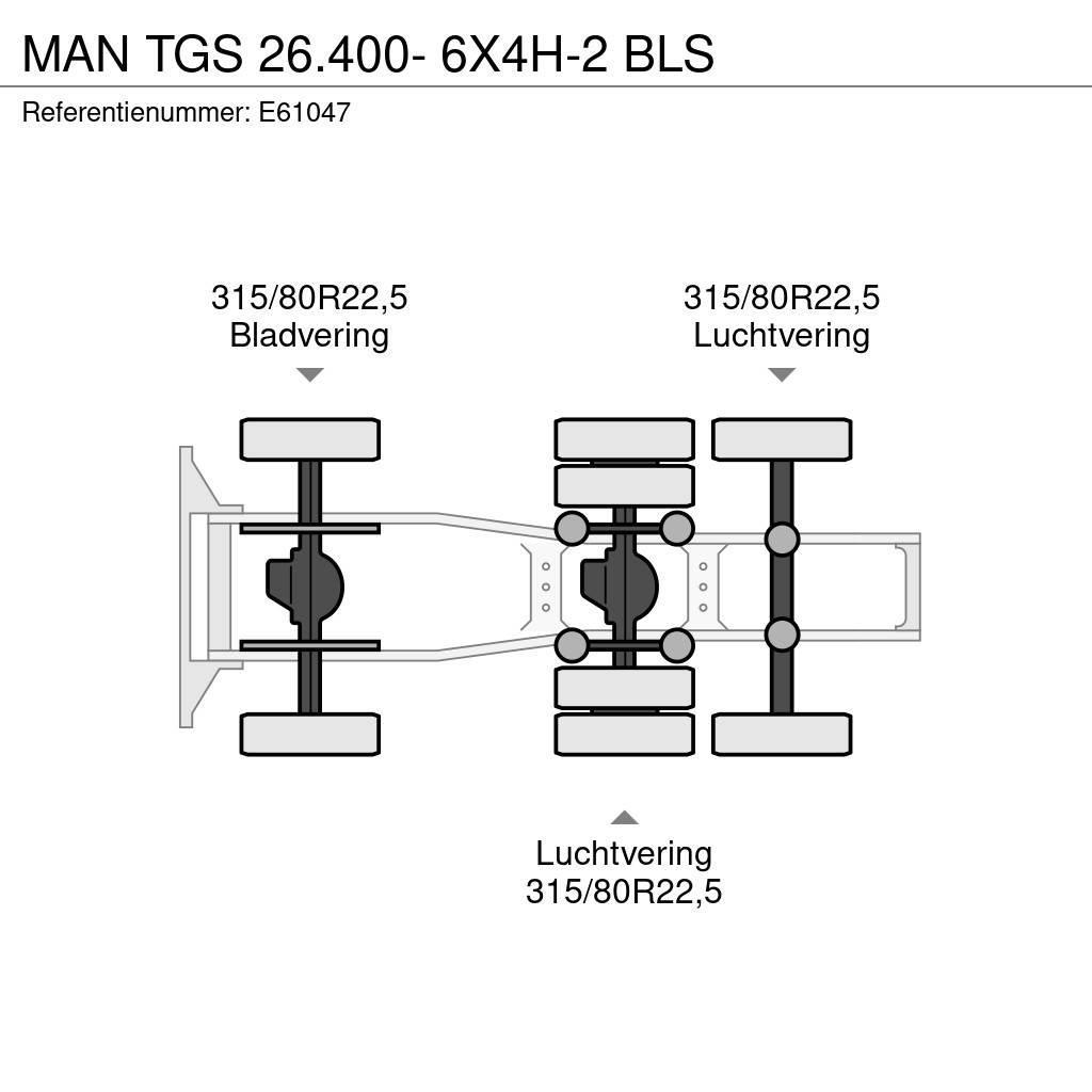 MAN TGS 26.400- 6X4H-2 BLS Prime Movers