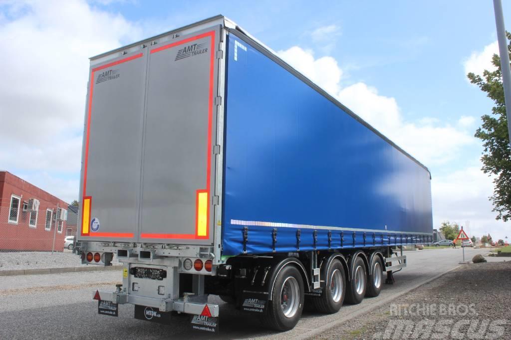AMT CI400 4 akslet City m/ truckbeslag og TRIDEC Curtain sider semi-trailers