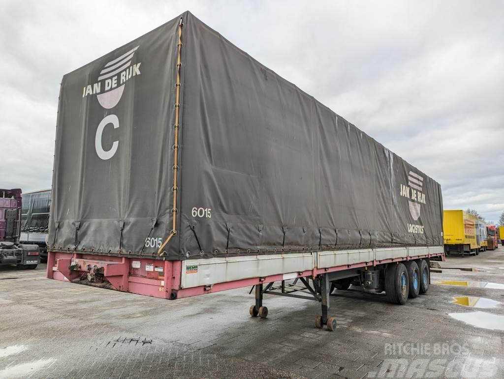 Groenewegen DRO-12-27 3-Assen SAF - Lift-as - HardHoutenvloer Curtain sider semi-trailers