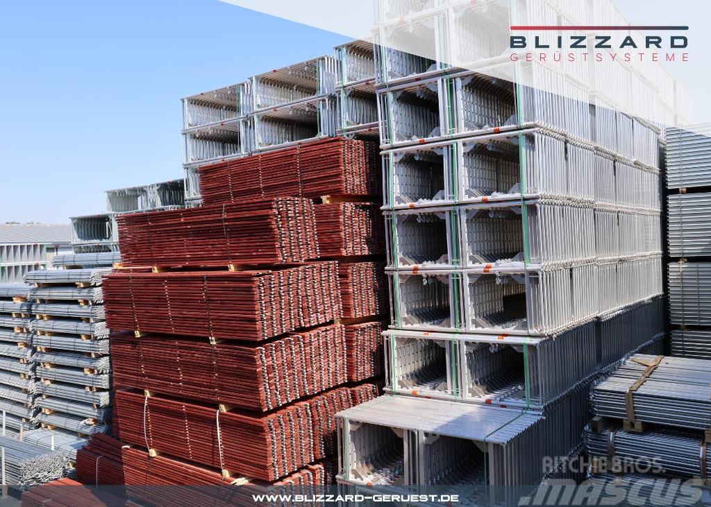 Blizzard 163,45 m² Stahlgerüst mit Robustböden NEU Scaffolding equipment