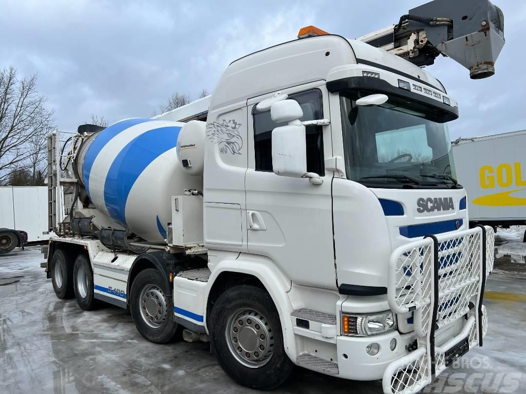 Scania G490LB8X4HNB EURO6, 8m*+HYDRAULIC PIPE 16.5m Concrete trucks