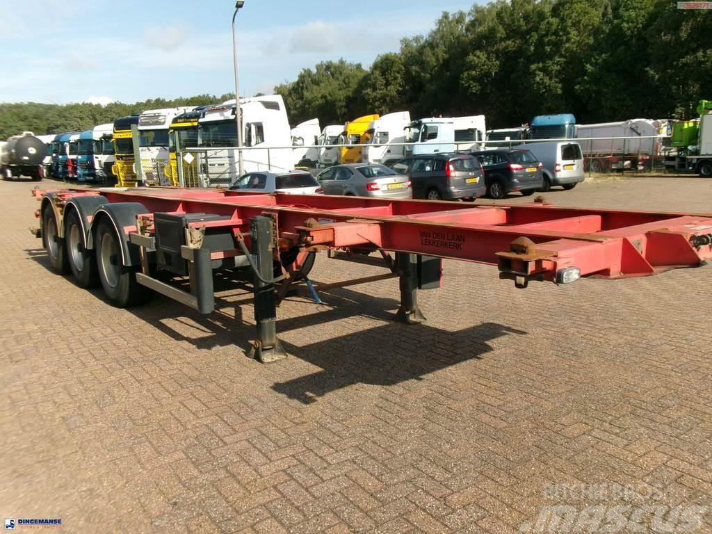 Burg 3-axle container chassis 20,30 ft + ADR Container semi-trailers