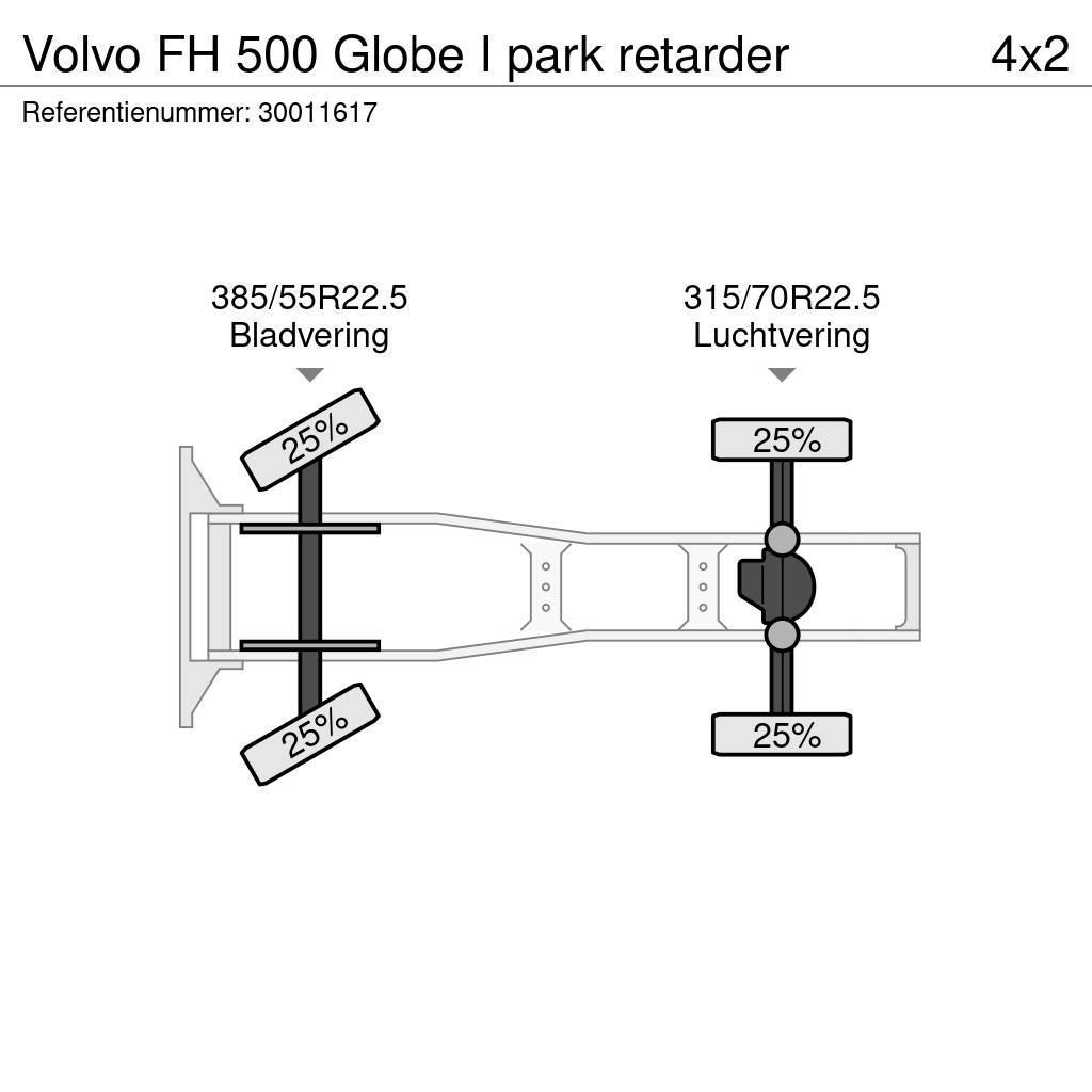 Volvo FH 500 Globe I park retarder Prime Movers