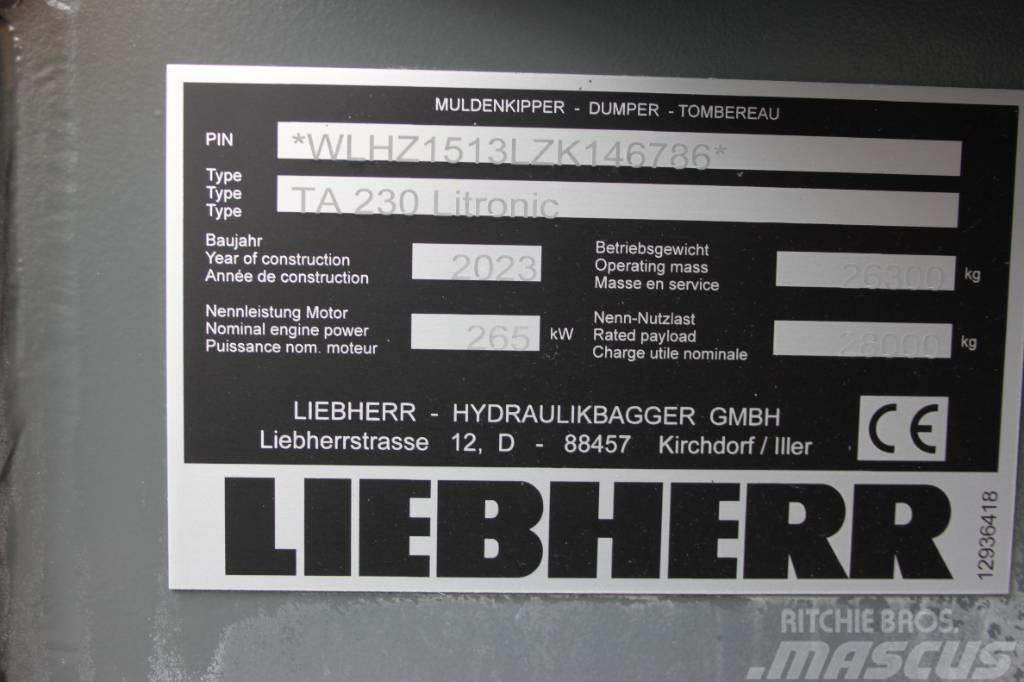 Liebherr TA 230 Articulated Haulers