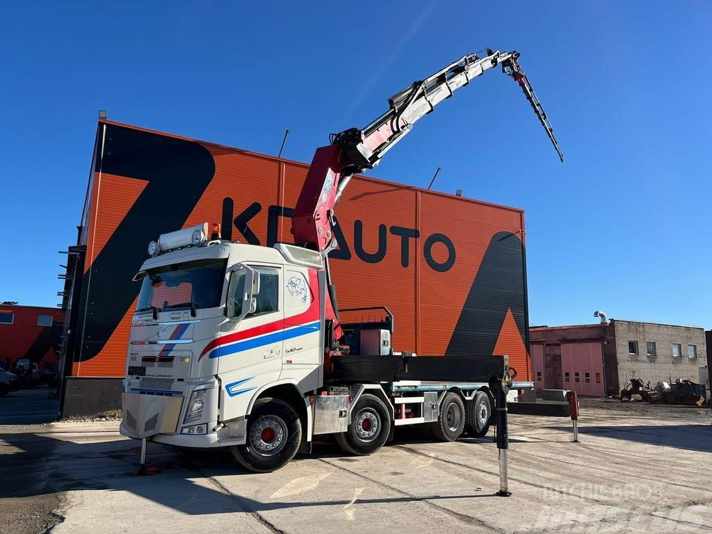 Volvo FH 540 8x2*6 HMF 8520 K6 + JIB / PLATFORM L=6623 m Truck mounted cranes