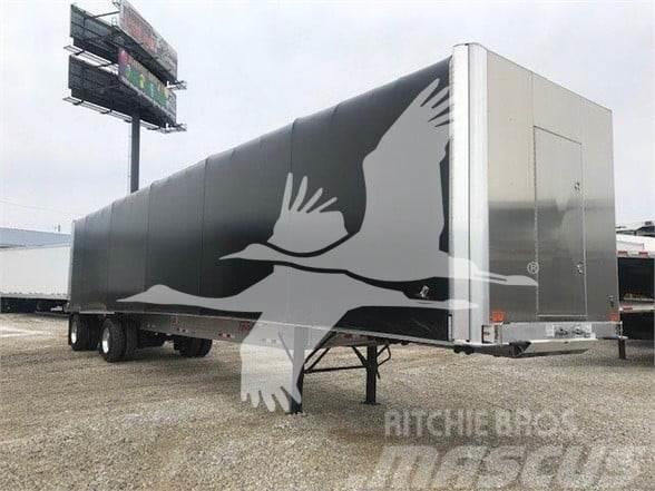 Fontaine New 48 x 102 Revolution all aluminum flat with Aer Curtain sider semi-trailers