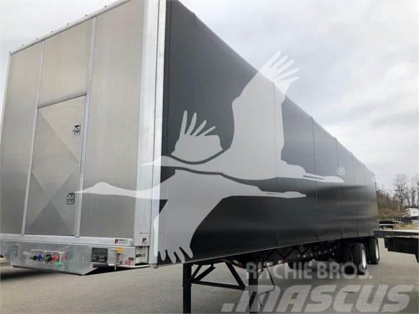 Transcraft 48X102 EAGLE II COMBO FLATBED W/ CONESTOGA Curtain sider semi-trailers