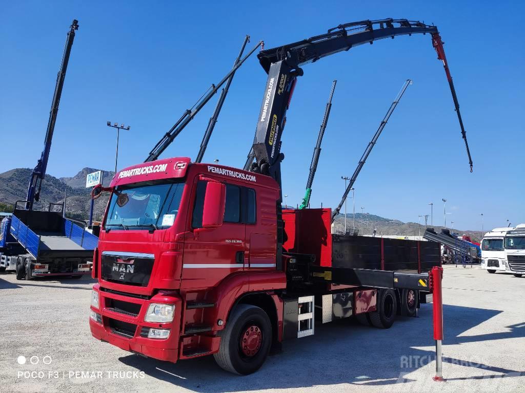 MAN TGS 26.360 6X2 GRUA PALFINGER PK 27002 + JIB CAJA  Truck mounted cranes