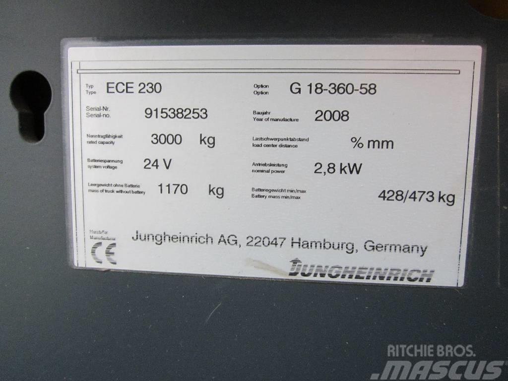 Jungheinrich ECE230 Electric forklift trucks
