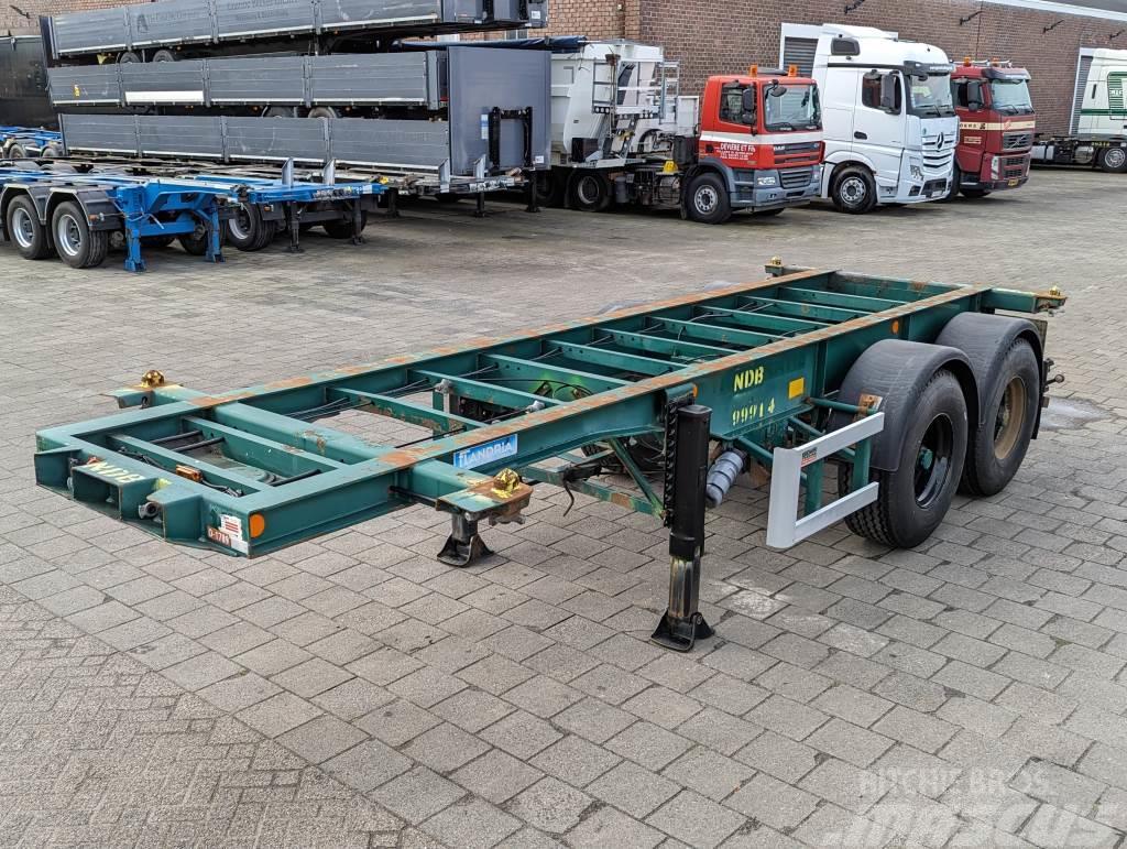  Flandria OP CC 2A 20FT 2-Assen ROR - DrumBrakes - Container semi-trailers