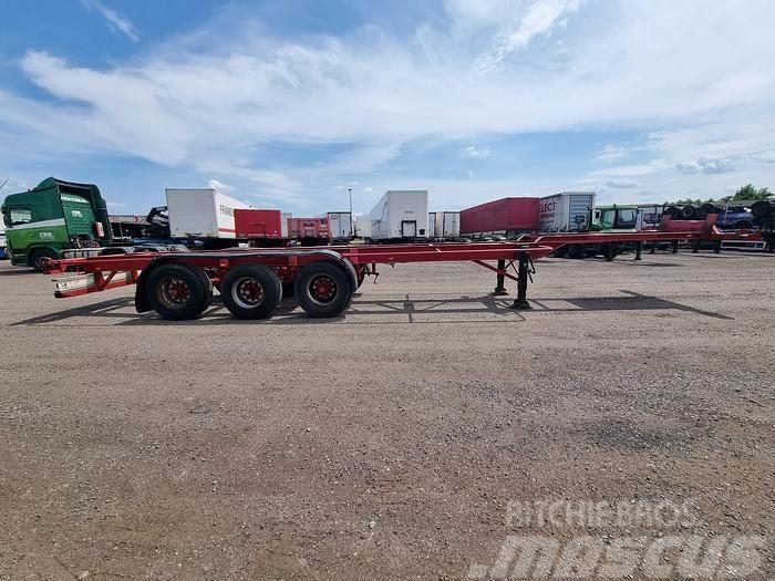 Broshuis 10-24K 3 AXLE CONTAINER CHASSIS STEEL SUSPENSION D Container semi-trailers