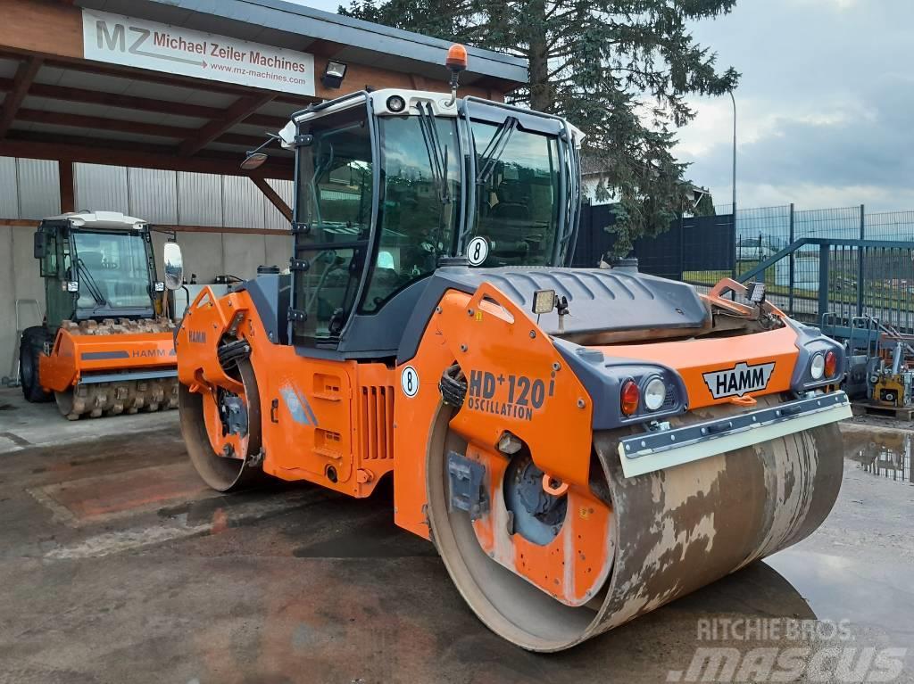 Hamm 2014  HD+ 120i  * 1.800 engine hrs * 13 tons Twin drum rollers