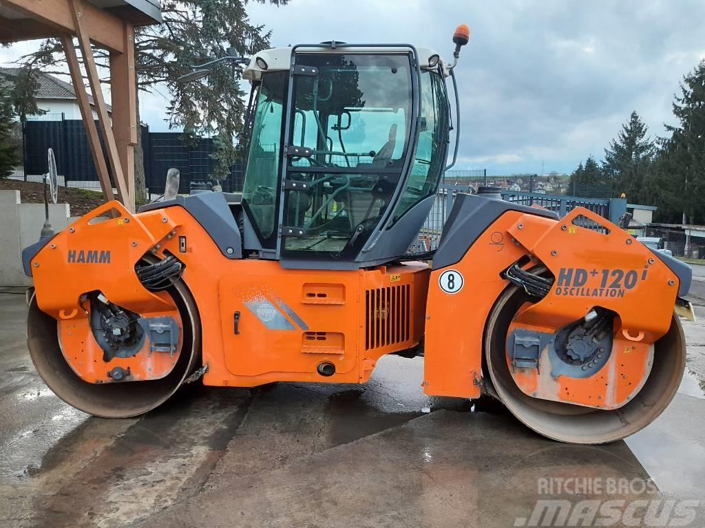 Hamm 2014  HD+ 120i  * 1.800 engine hrs * 13 tons Twin drum rollers