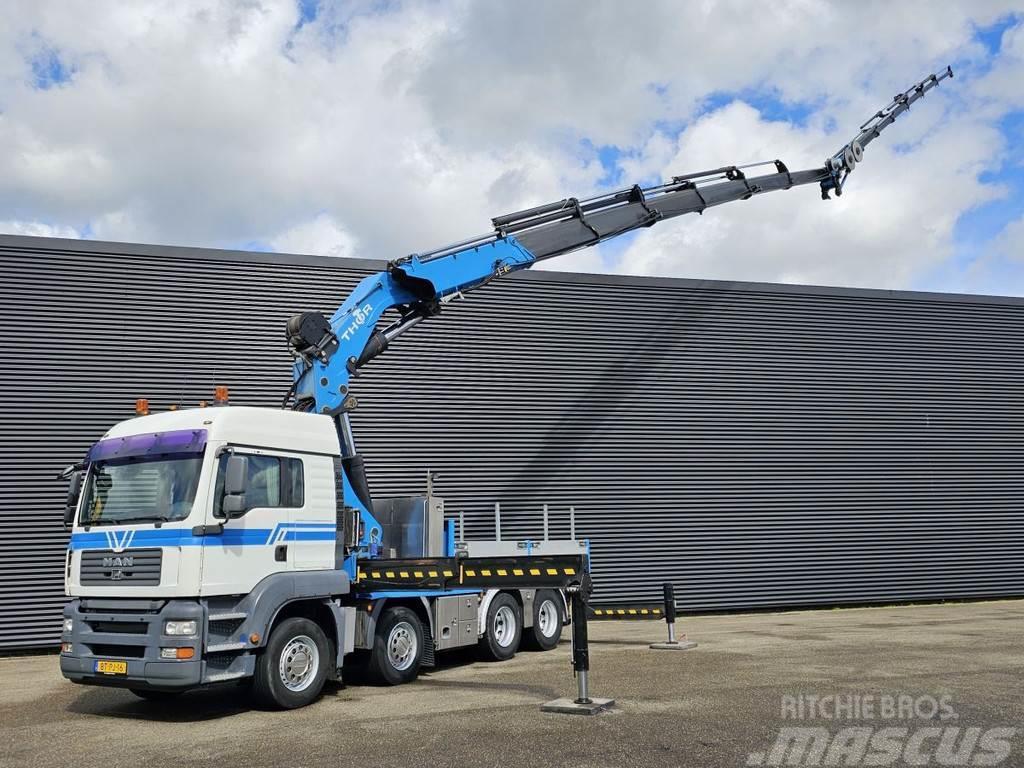 MAN TGA 35.440 8x4-4 / 80 t/m JIB + WINCH / TRACTOR Truck mounted cranes