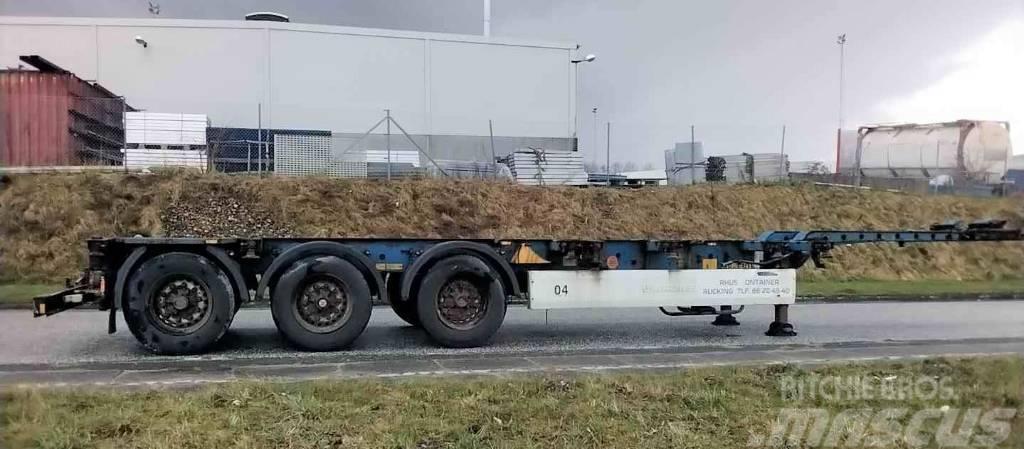 Krone Chassis Gooseneck Extendible Container semi-trailers